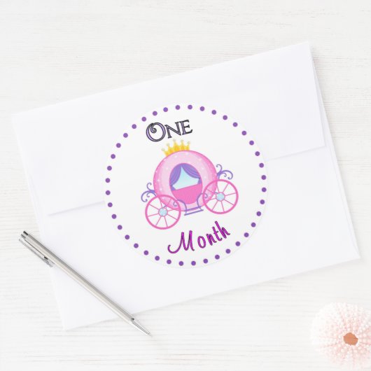 Maandelijkse Baby Sticker Aangepast gepersonalisee (Envelop)