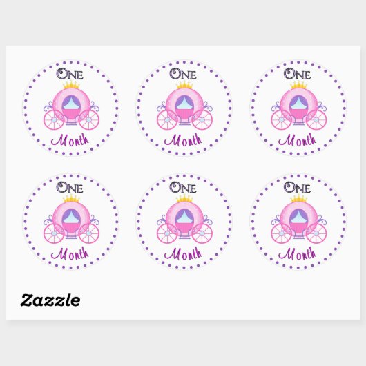 Maandelijkse Baby Sticker Aangepast gepersonalisee (Vel)