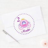 Maandelijkse Baby Sticker Aangepast gepersonalisee (Envelop)