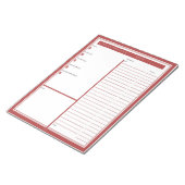 Maandelijkse begrotingsteller notitieblok (Schuin)