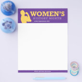 Maandelijkse brochure Sjabloon vrouwengeschiedenis (Enkel)