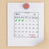 Maandelijkse bullet journaal kalender gewoonte tra rubberstempel