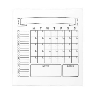 Maandelijkse Bullet Journal Planner Notitieblokken
