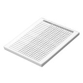 Maandelijkse checklist Planner Notitieblok (Linkerzijde)