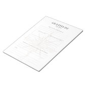 Maandelijkse Dankbaarheidsjournaal Sjabloon Notitieblok (Schuin)