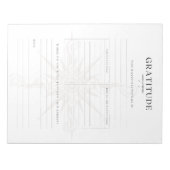 Maandelijkse Dankbaarheidsjournaal Sjabloon Notitieblok (Voorkant)