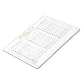 Maandelijkse doelstellingen Notitieboeken Notitieblok (Schuin)