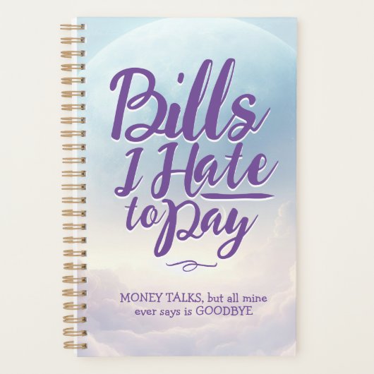 Maandelijkse factuur persoonlijk planner (Voorkant)