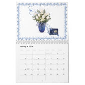 Maandelijkse Flower Bouquet and Card Calendar Kalender (Jan 2026)