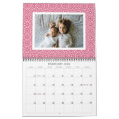 Maandelijkse foto Preppy Pattern Kalender (Feb 2026)