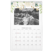 Maandelijkse foto seizoensgebonden Waterverf Kalender (Feb 2026)