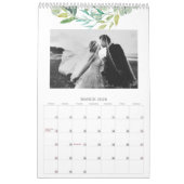 Maandelijkse foto seizoensgebonden Waterverf Kalender (Mar 2026)