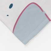 Maandelijkse foto van Elephant Baby 1 jaar Fleece Deken (Hoek)