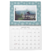 Maandelijkse foto van seizoenspatronen kalender (Jan 2026)