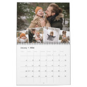 Maandelijkse foto's van de Collage Familie Foto's Kalender (Jan 2026)