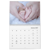 Maandelijkse gepersonaliseerde multi-foto's gelukk kalender (Jan 2027)