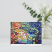 Maandelijkse gewichten briefkaart (Staand voorkant)