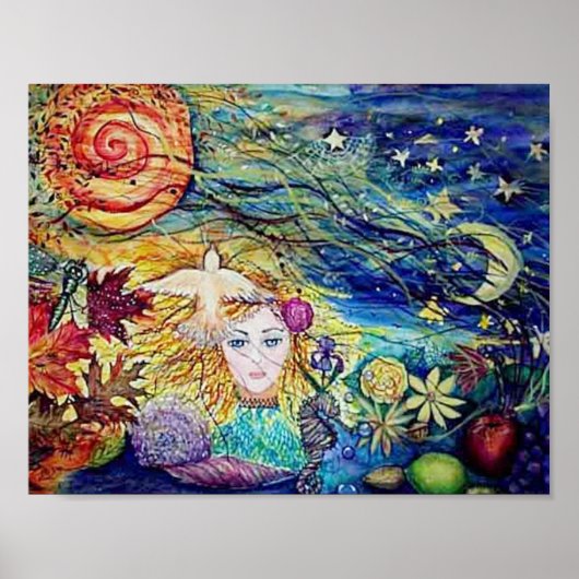 Maandelijkse gewichten poster (Voorkant)