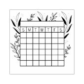 Maandelijkse Habit Tracker, Calendar Stamp, tijdsc Rubberstempel (Afrduk)