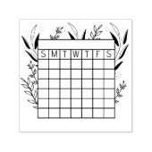 Maandelijkse Habit Tracker, Calendar Stamp, tijdsc Zelfinktende Stempel (Design)