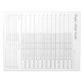 Maandelijkse Habit Tracker - Minimalistische Plann Notitieblok (Voorkant)