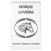 MAANDELIJKSE HORSE PLANNING CALENDAR KALENDER (Hoes)