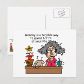 Maandelijkse Humor Briefkaart (Voorkant / Achterkant)