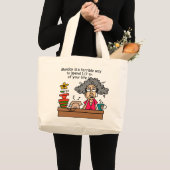 Maandelijkse Humor Grote Tote Bag (Voorkant (product))