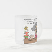 Maandelijkse Humor Matglas Koffiemok (Voorkant rechts)