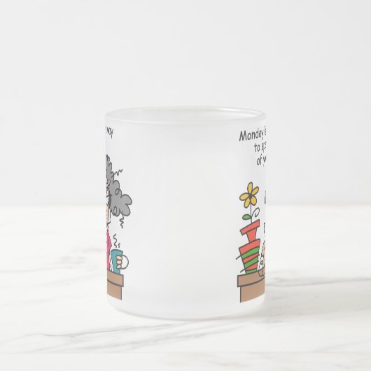 Maandelijkse Humor Matglas Koffiemok (Center)