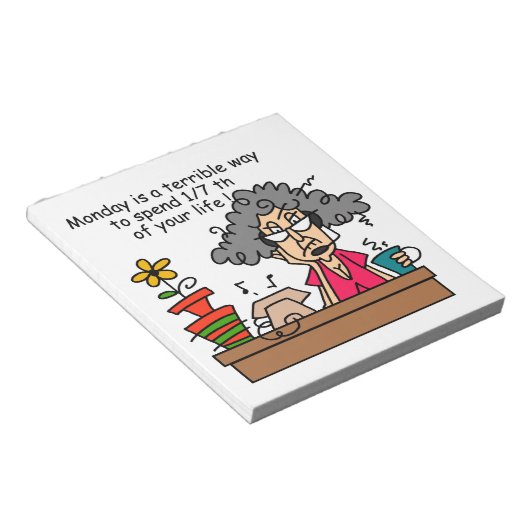 Maandelijkse Humor Notitieblok (Schuin)