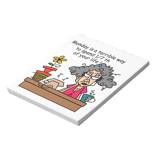 Maandelijkse Humor Notitieblok (Linkerzijde)