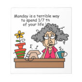 Maandelijkse Humor Notitieblok (Voorkant)