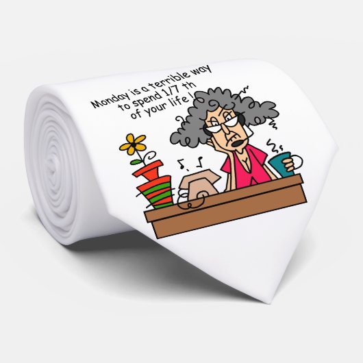 Maandelijkse Humor Stropdas (Opgerold)