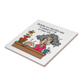 Maandelijkse Humor Tegeltje (Zijkant)