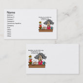 Maandelijkse Humor Visitekaartje (Voorkant / Achterkant)