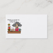 Maandelijkse Humor Visitekaartje (Achterkant)