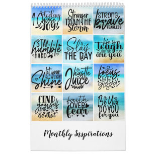 Maandelijkse inspiratie kalender