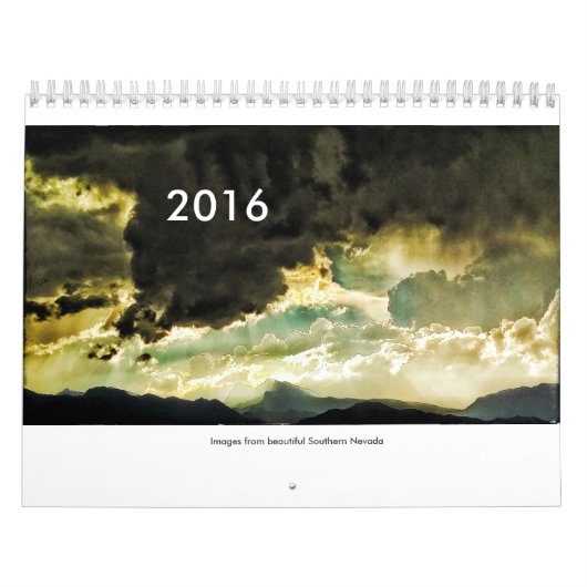 Maandelijkse kalender 2016 (Hoes)