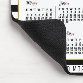 Maandelijkse kalender 2020 jaar | Preppy Floral St Muismat (Hoek)