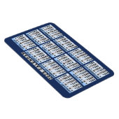 Maandelijkse kalender 2023 jaar - Gemakkelijk te l Magneet (Rechterzijde)