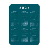 Maandelijkse kalender 2025 magneet (Verticaal)