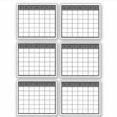 Maandelijkse kalender sticker (Voorkant)