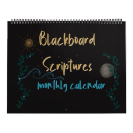 Maandelijkse kalender van Blackboard Scriptures 20