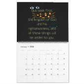 Maandelijkse kalender van Blackboard Scriptures 20 (Jan 2026)