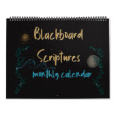 Maandelijkse kalender van Blackboard Scriptures 20 (Hoes)