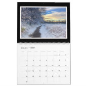 Maandelijkse kalender voor landwegen en paden (Jan 2027)