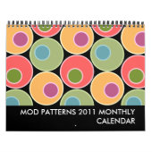 Maandelijkse kalender voor standaard patronen 2011 (Hoes)