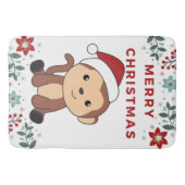 Maandelijkse kerstdagen winterdieren badmat (Voorkant)
