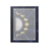 Maandelijkse Maan Notitieblok (Linkerzijde)